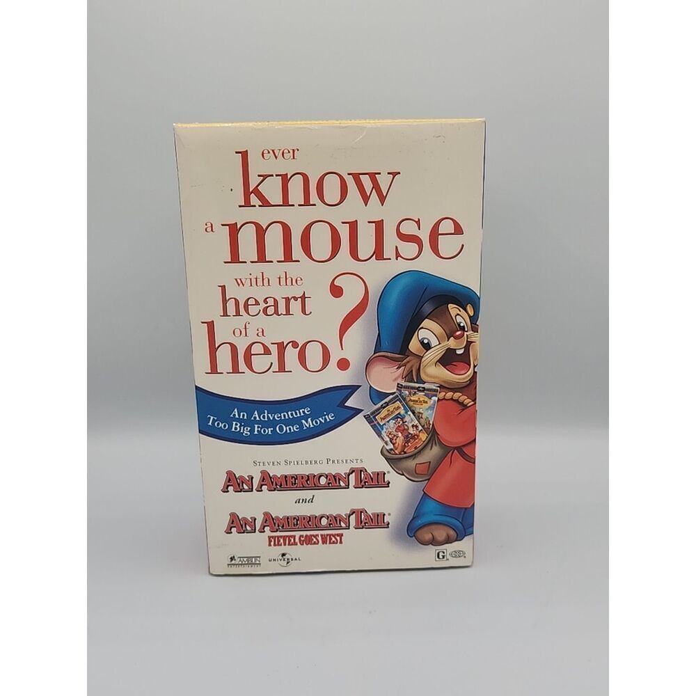 🎬 An American Tail & Fievel Goes West Box Set | Steven Spielberg | Rare Vintage